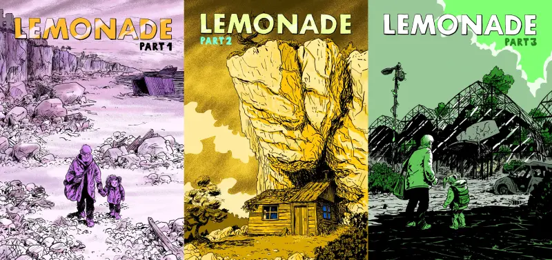Lemonade #1-3 covers