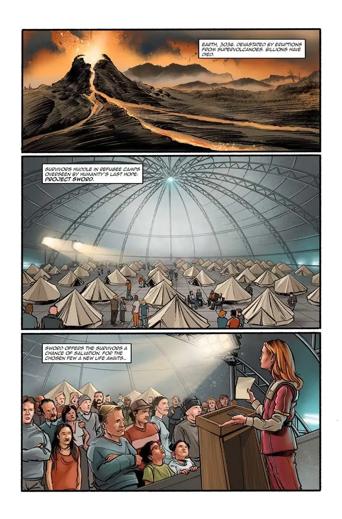 Gerry Anderson's Project SWORD preview one