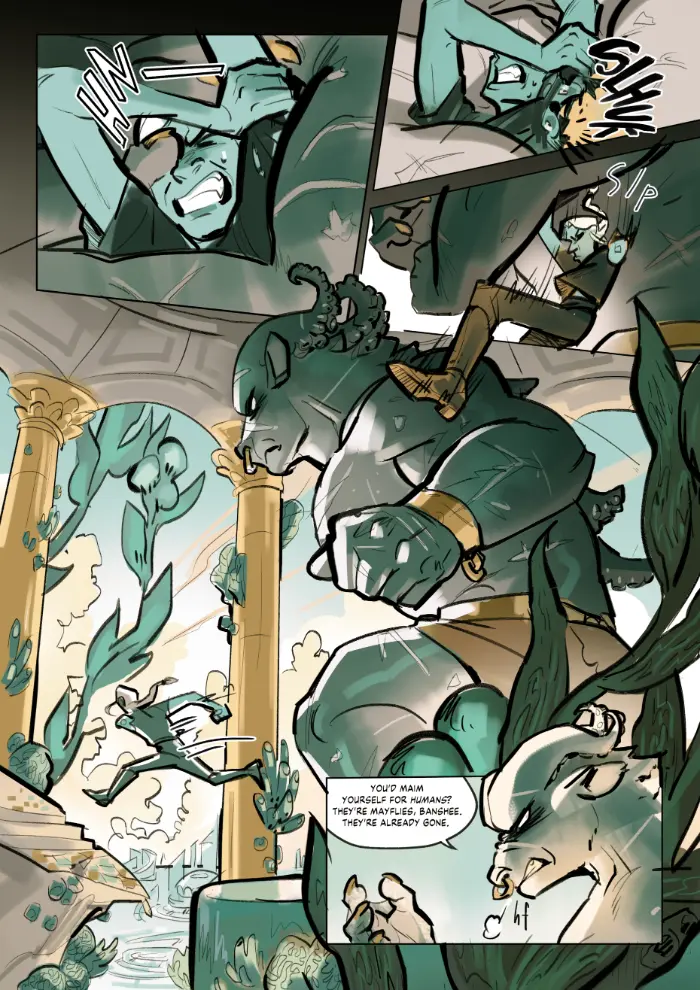 Space Banshee Exorcist preview two