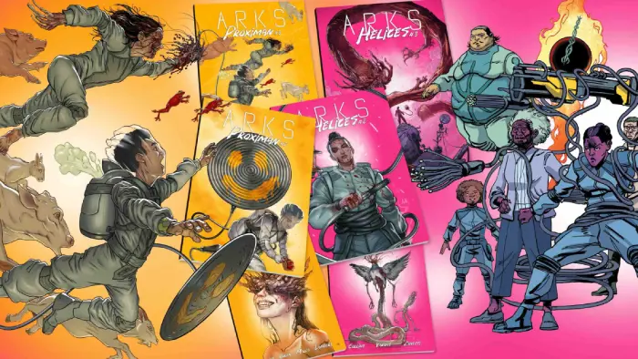 Arks Helices 2 and 3 promo banner