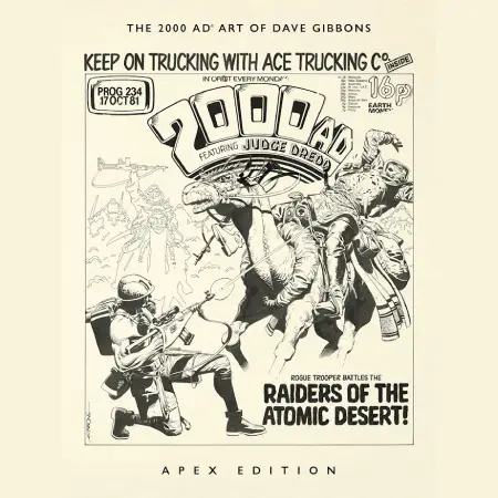 Rebellion Unveils 2000 AD Art of Dave Gibbons: Apex Edition Oversized Hardcover