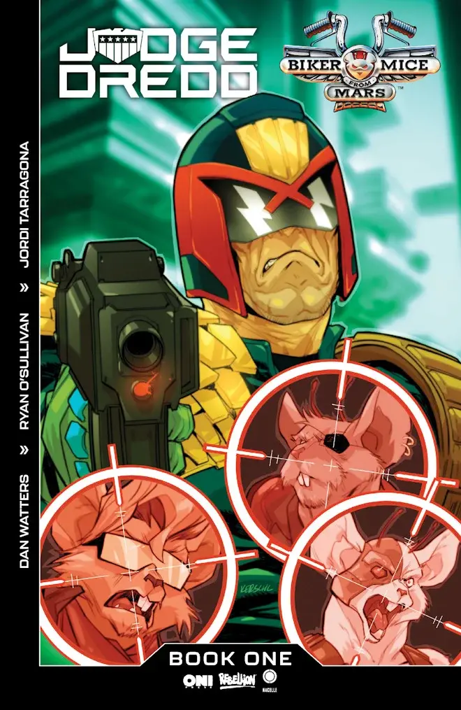 Judge Dredd / Biker Mice From Mars cover 1