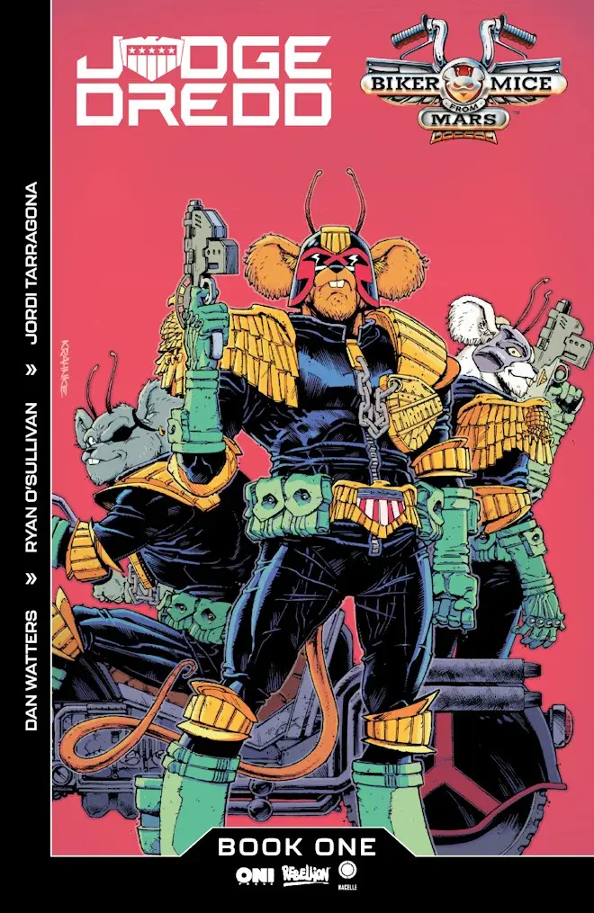 Judge Dredd / Biker Mice From Mars cover 3