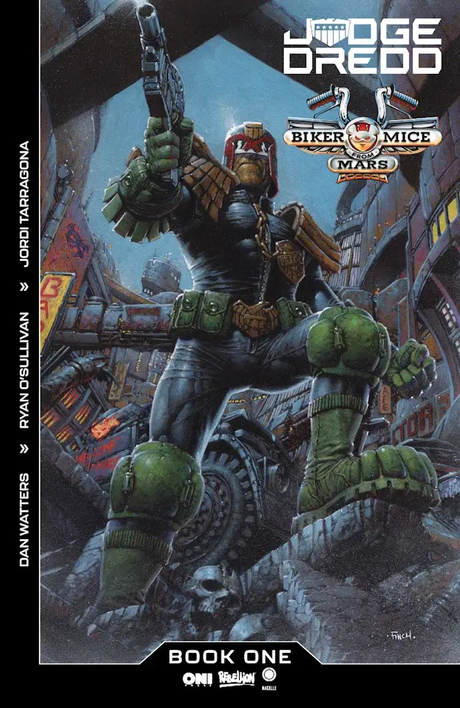 Judge Dredd / Biker Mice From Mars cover 2