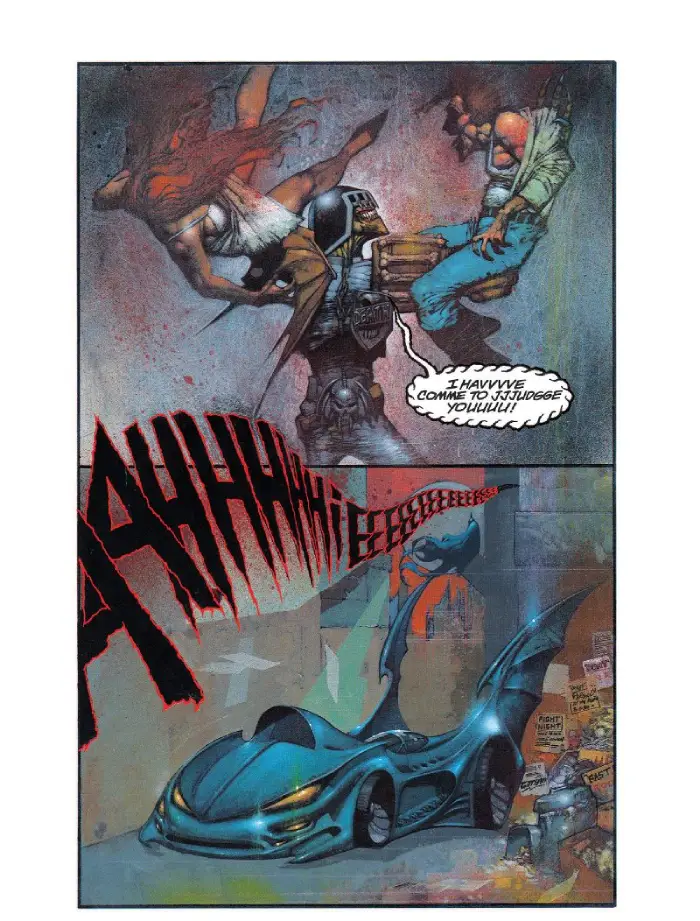 The Batman/Judge Dredd: Judgement on Gotham preview two